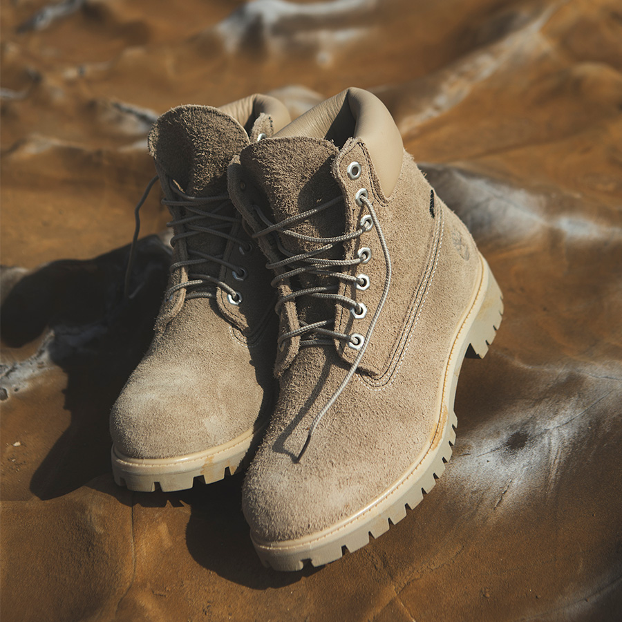 ティンバーランド | Timberland 【nonnative別注】6インチ プレミアム ビブラム GTX ブーツ in サンド、10.5 / 28.5cm、スエードレザー